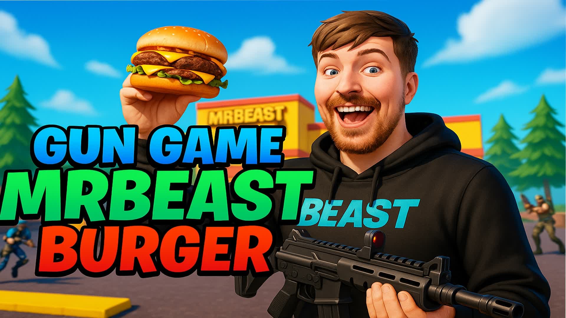 MrBeast Burger Gun Game