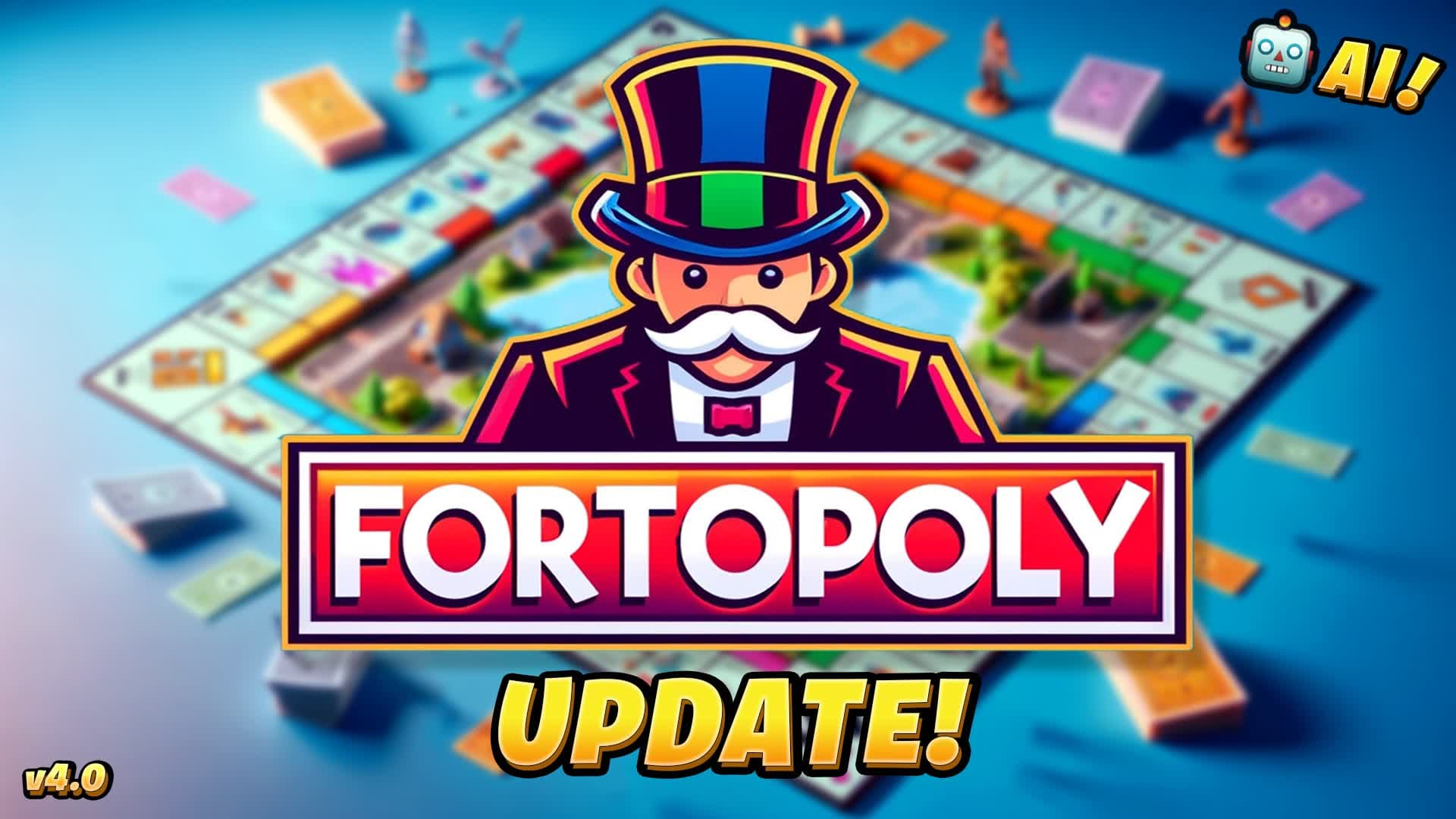FORTOPOLY 🎩 BOARD MINIGAME MONOPOLY