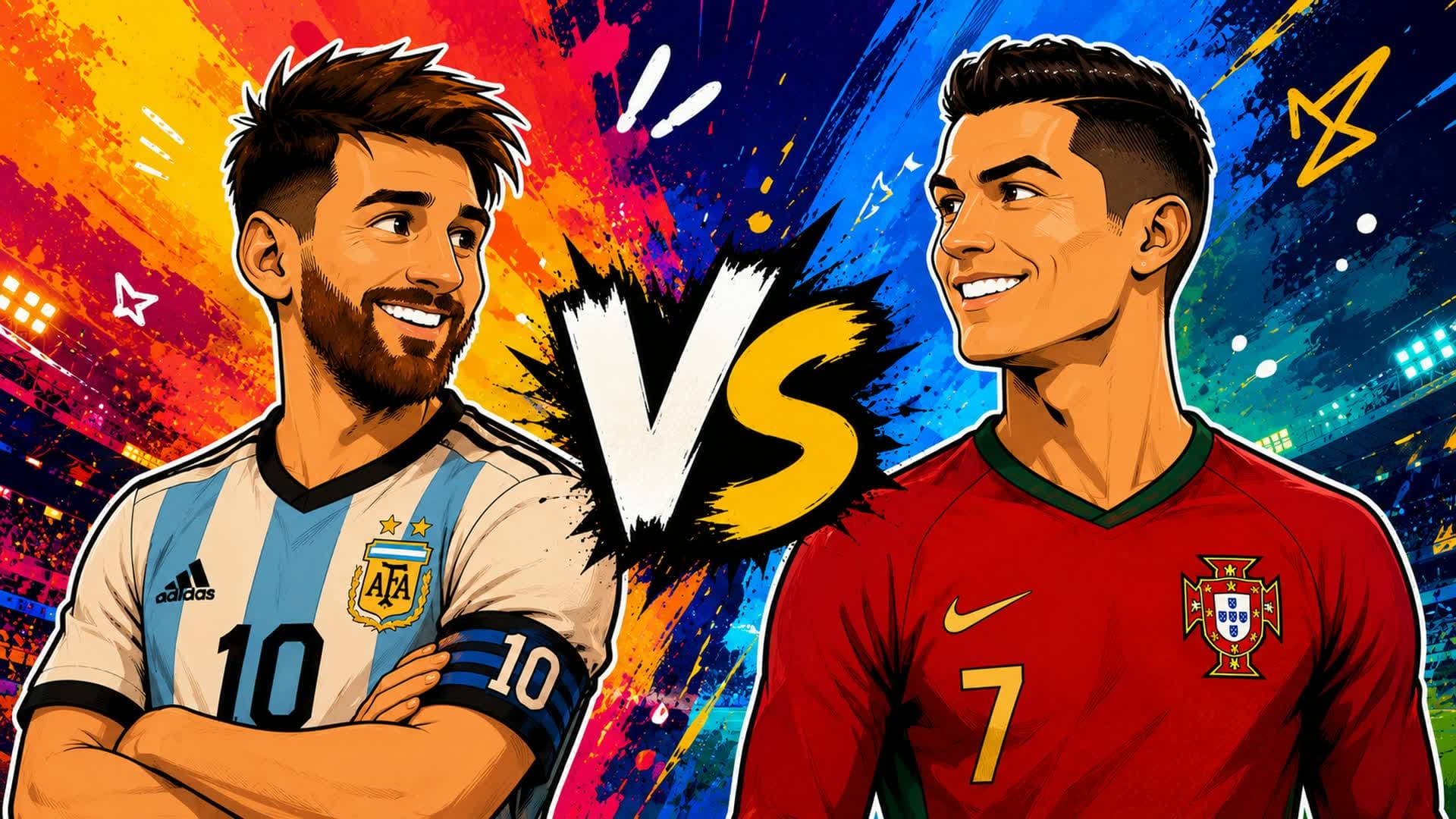 MESSI VS RONALDO RVB