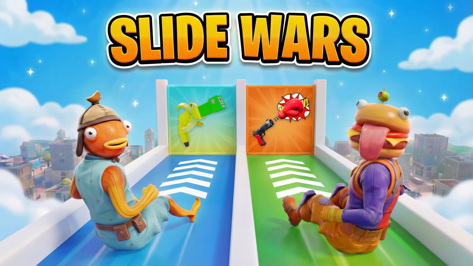 SLIDE WARS 🔥 FREE FOR ALL 🔫 1v1