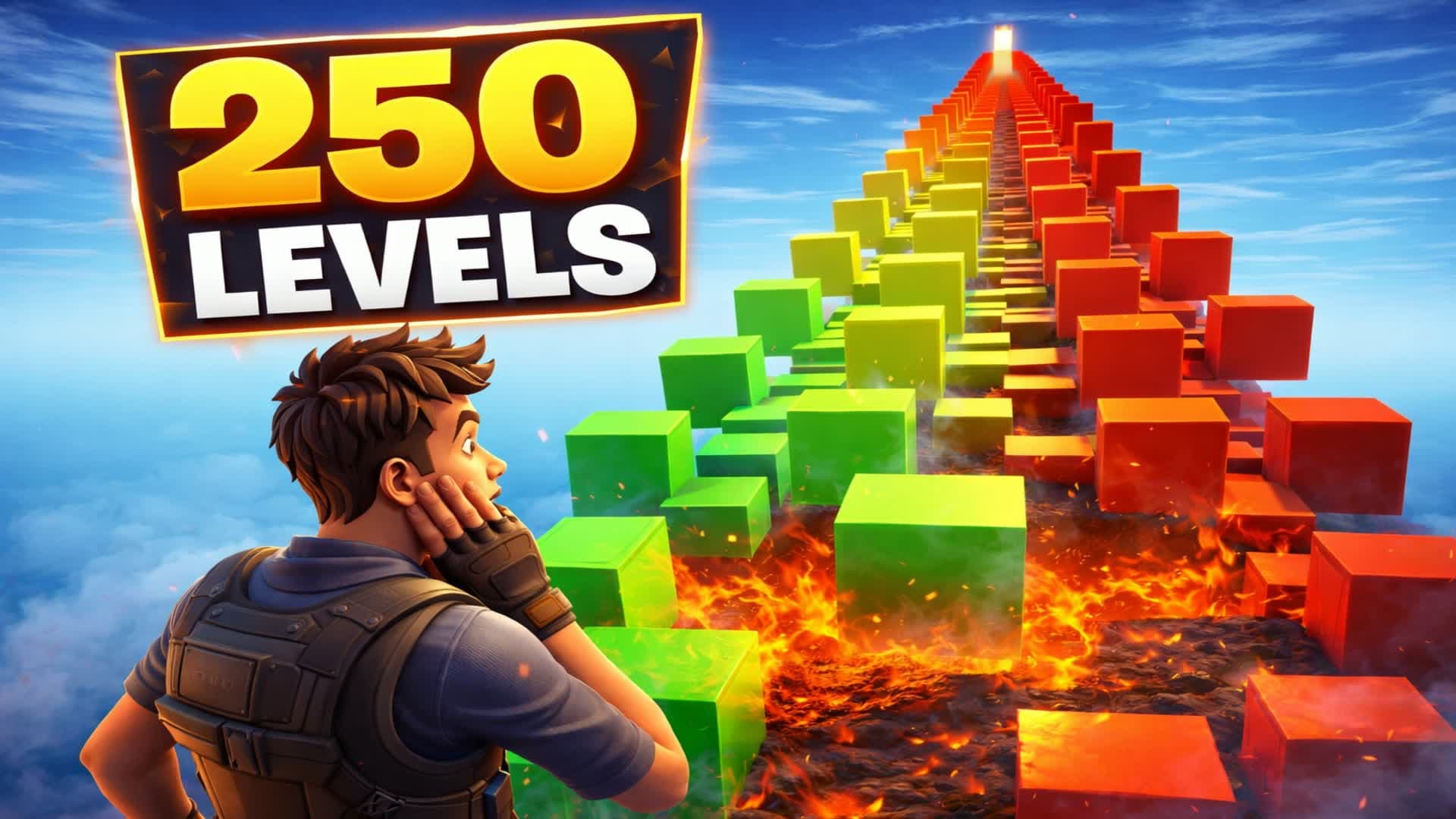 🔥 ONLY 1%CAN FINISH – 250 LEVEL PARKOUR