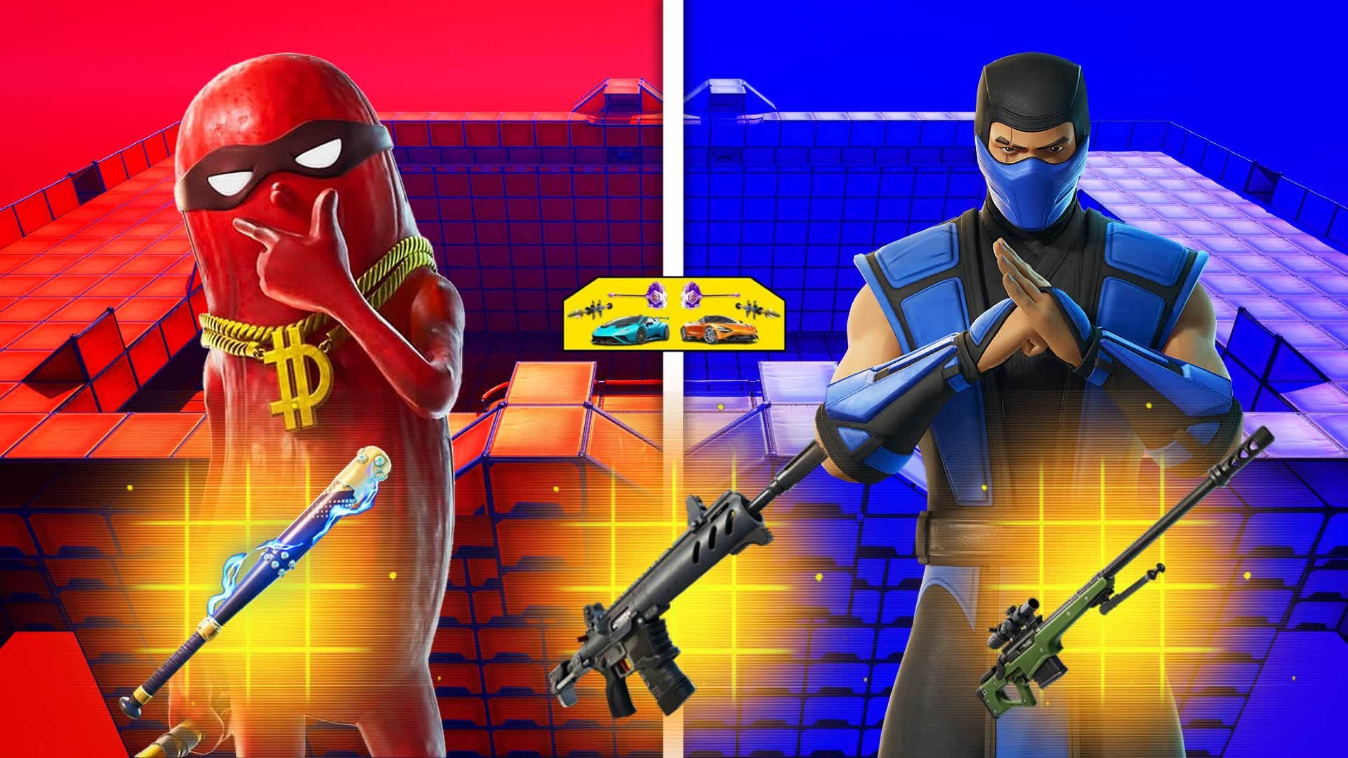 INSANE RED VS BLUE HERO 🔴🔵