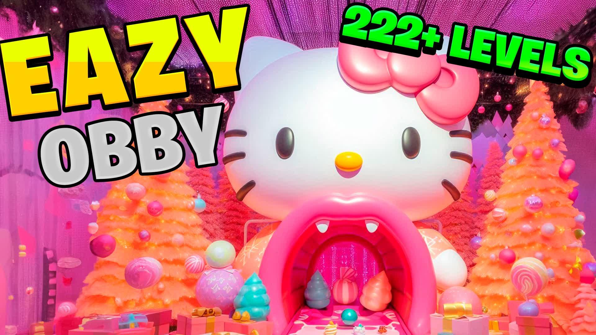 222+ HELLO KITTY LEVEL OBBY PARKOUR! ⭐