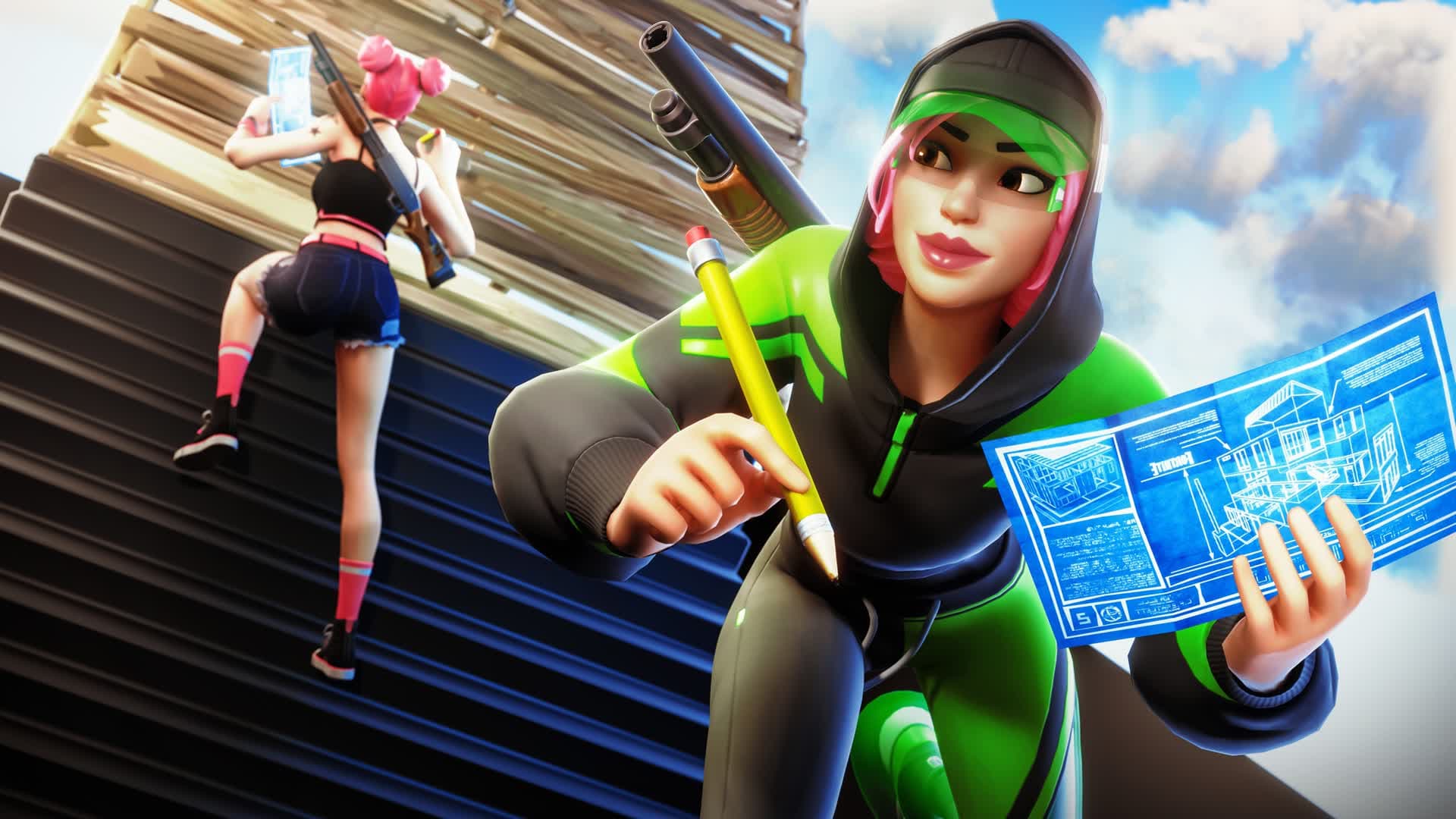1V1 BUILD FIGHT [RUBIX]
