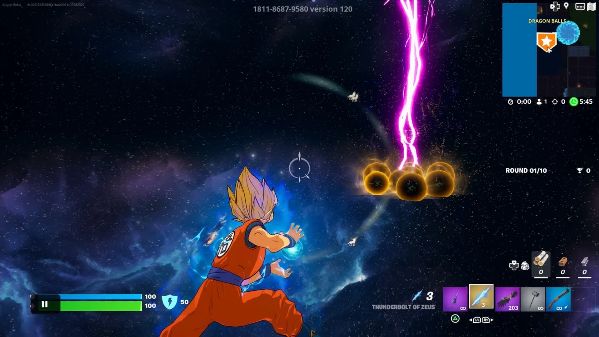 Super Goku vs king Vegeta V2 DRAGON BALL