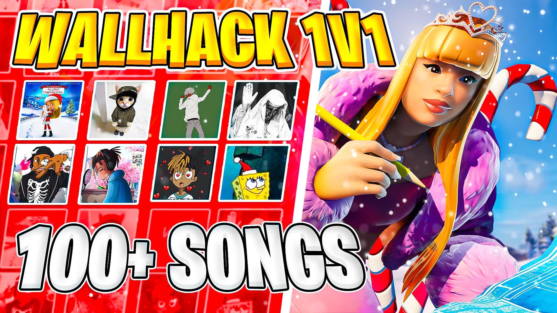 🎵 WALLHACK 1V1s 🎯 [100+ SONGS]