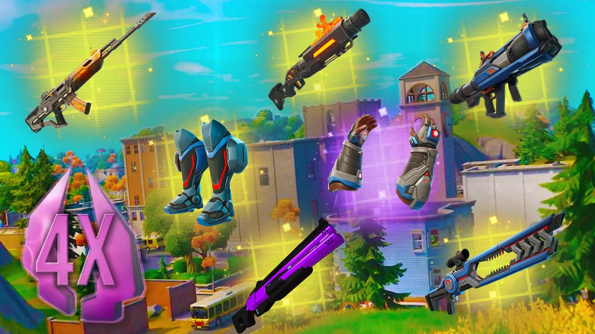 🥵4X Tilted Towers (FFA)