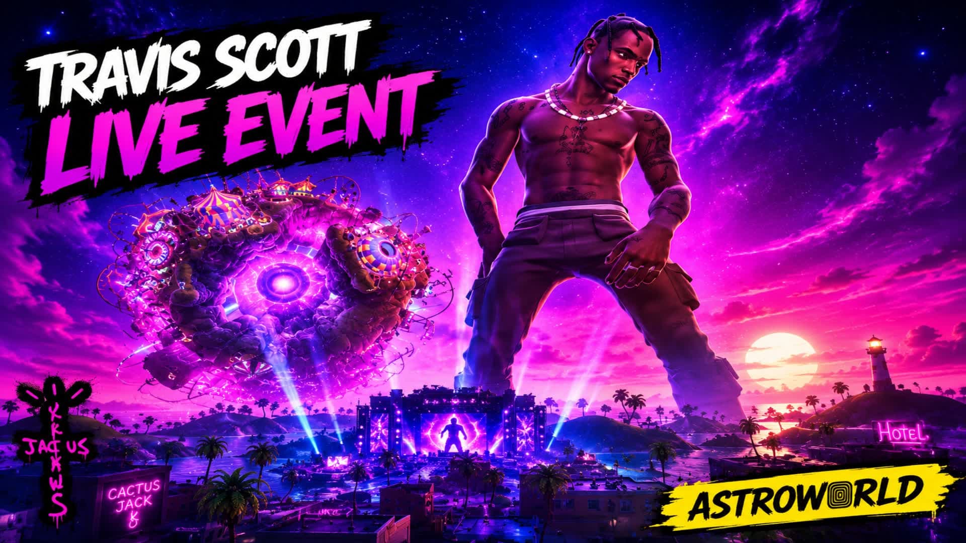 TRAVIS SCOTT LIVE CONCERT EVENT REMIXED