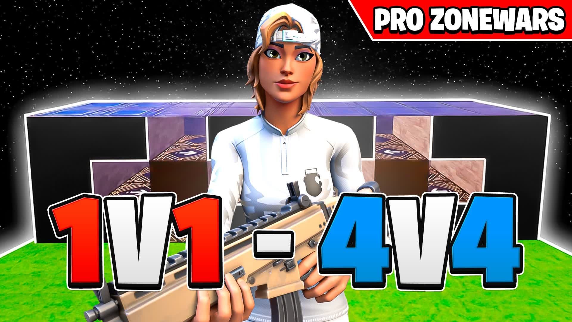 PRO MAP ZONE WARS 🎯 (1V1 TO 4V4)