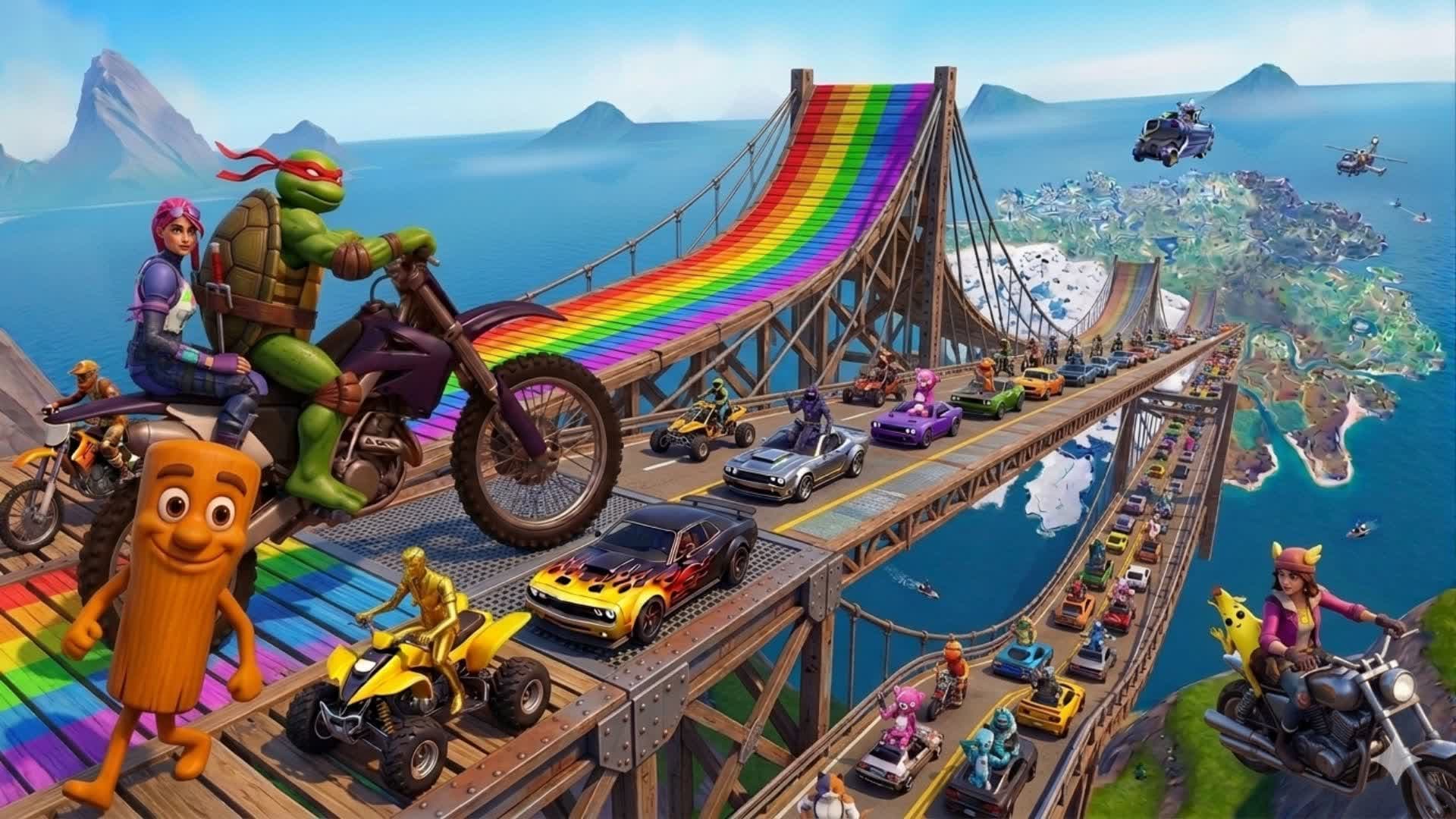 🚗 CAR GAME 🕹️ New TMNT SUPER RAMP 12