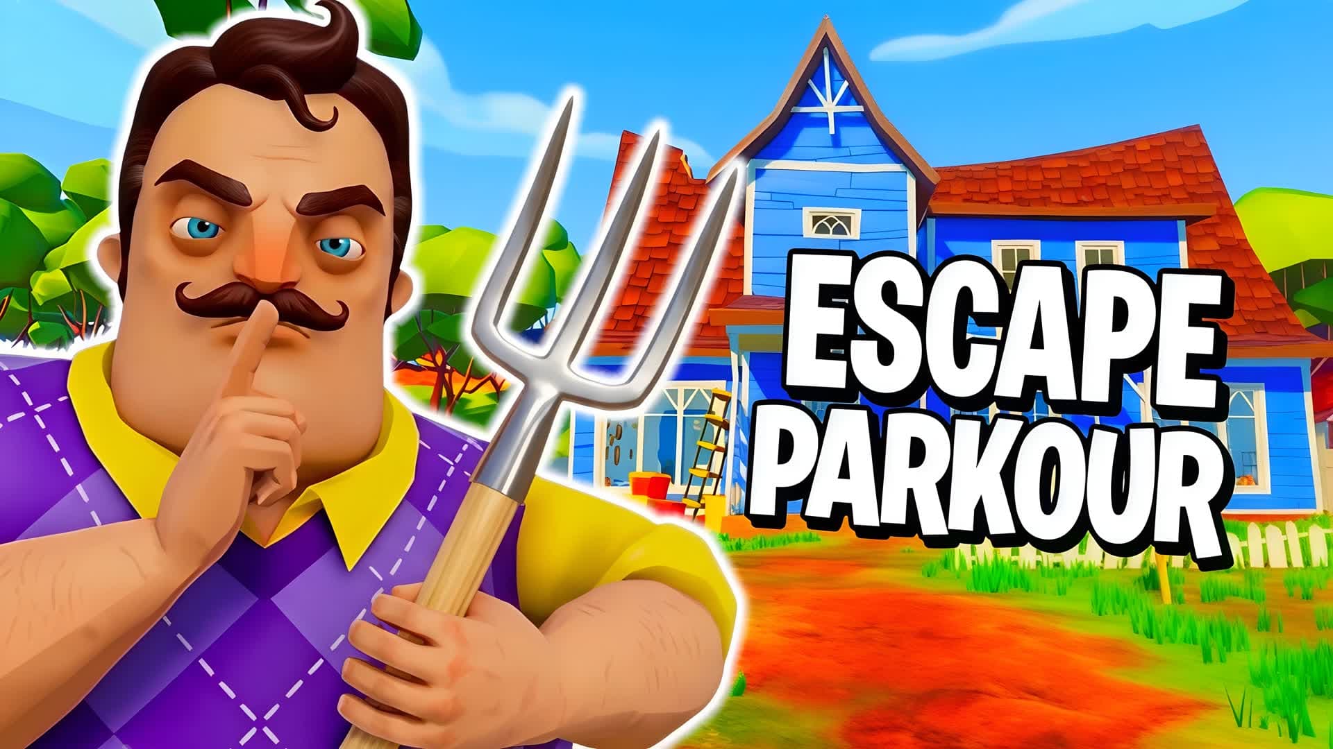 ESCAPE NEIGHBOR PARKOUR DEATHRUN