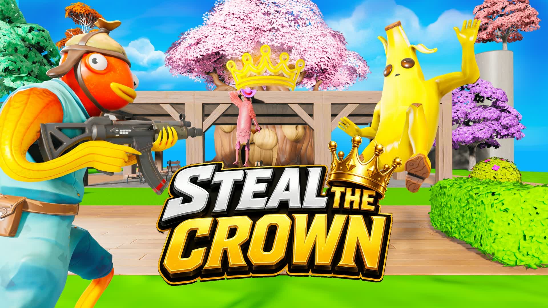 👑 STEAL THE CROWN🔫|💥 KNOCKBACK CHAOS