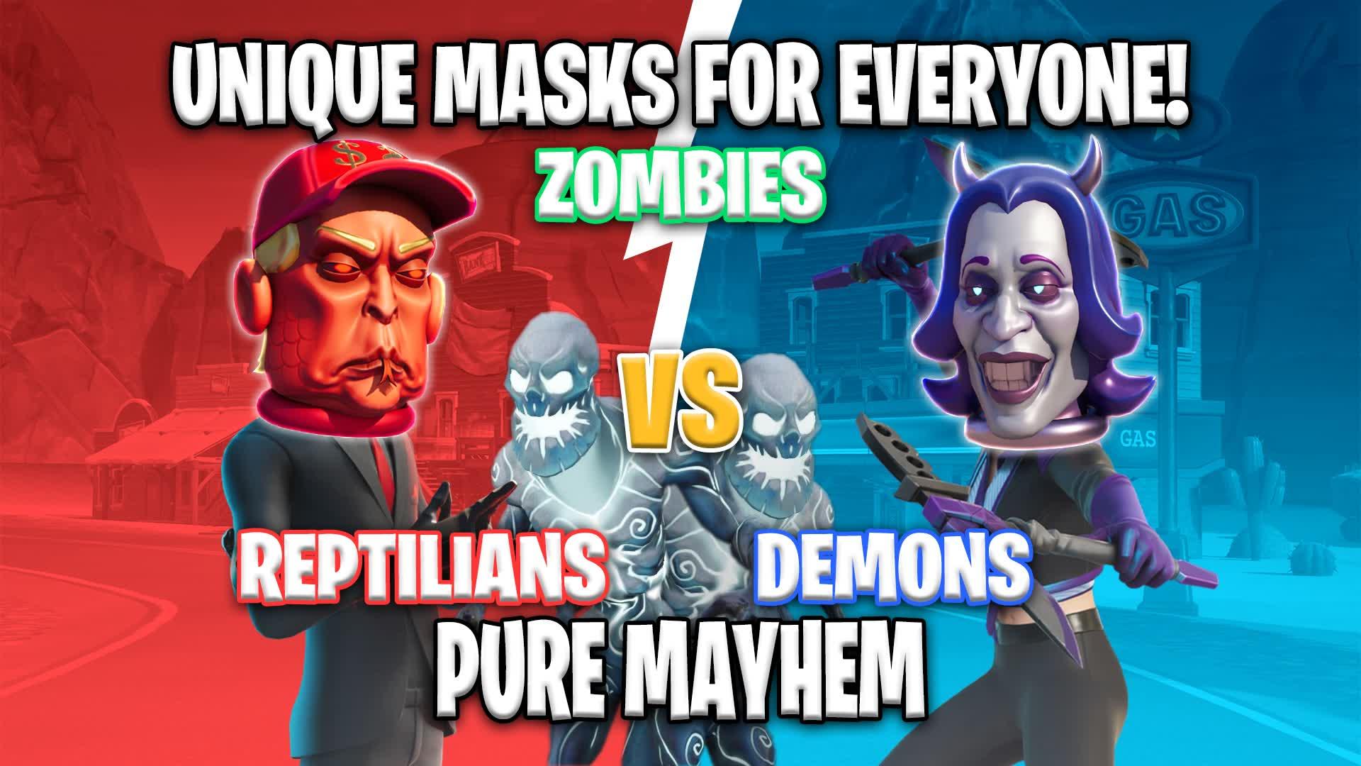 🧟 ZOMBIES vs US 🔴🔵 DOMINATION