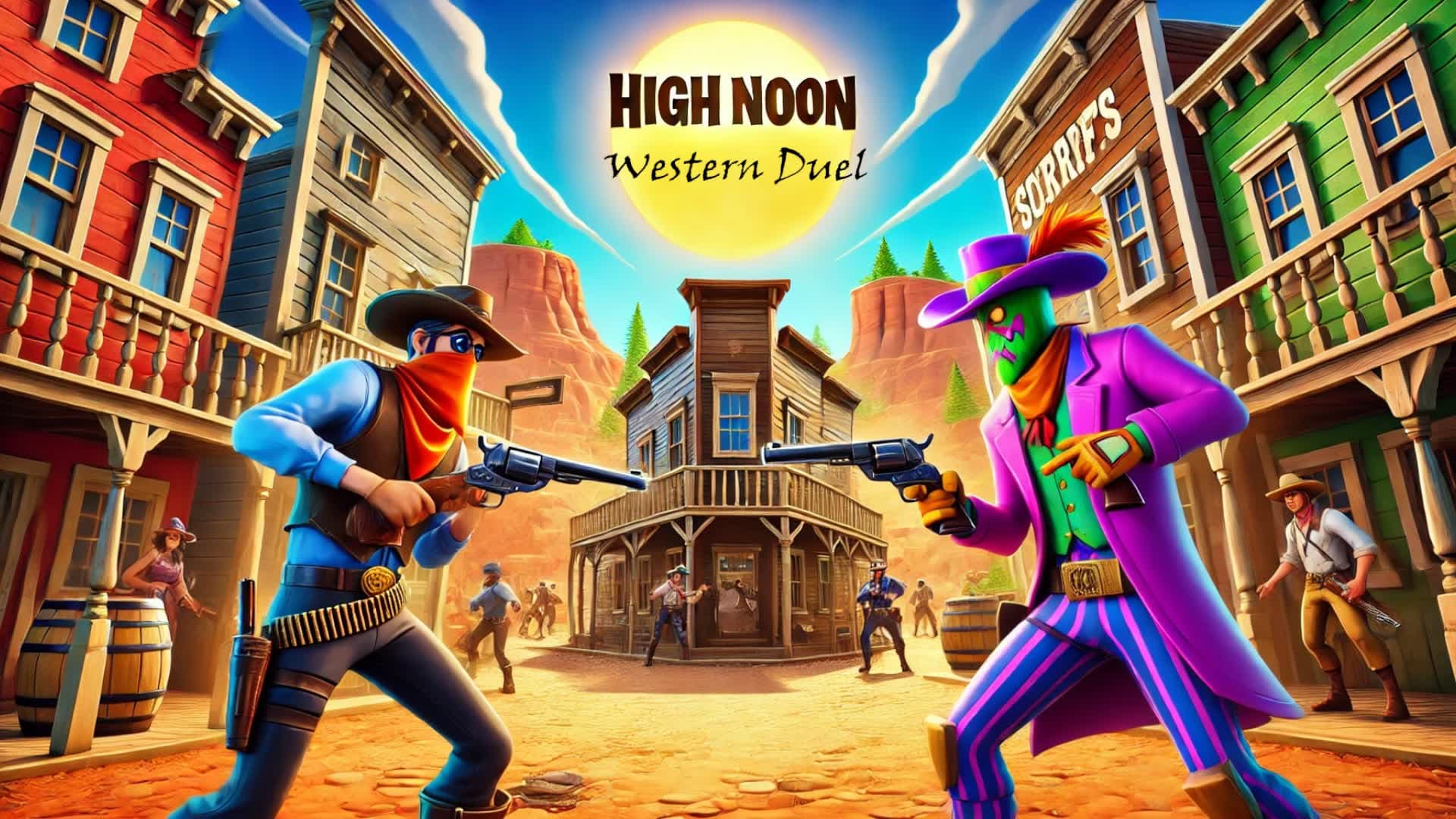 High Noon Western Duel