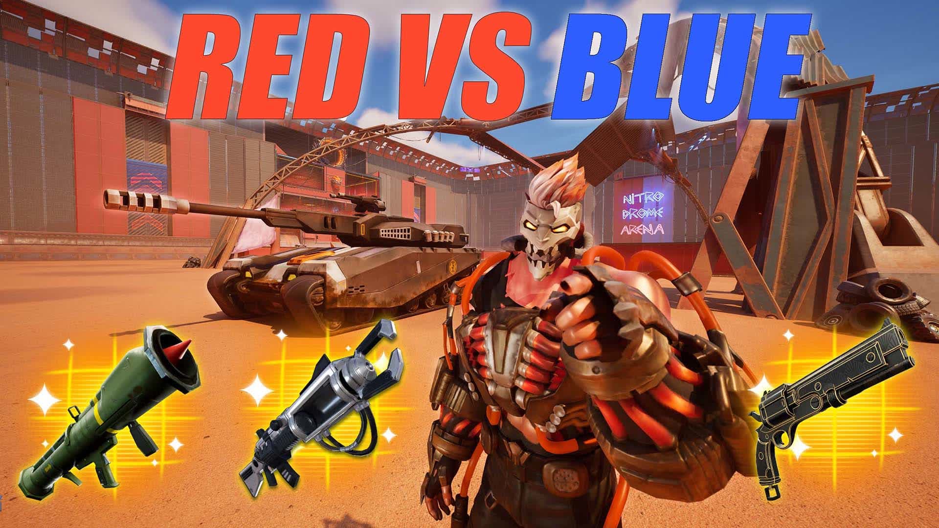 Red VS Blue Nitro Drome Arena