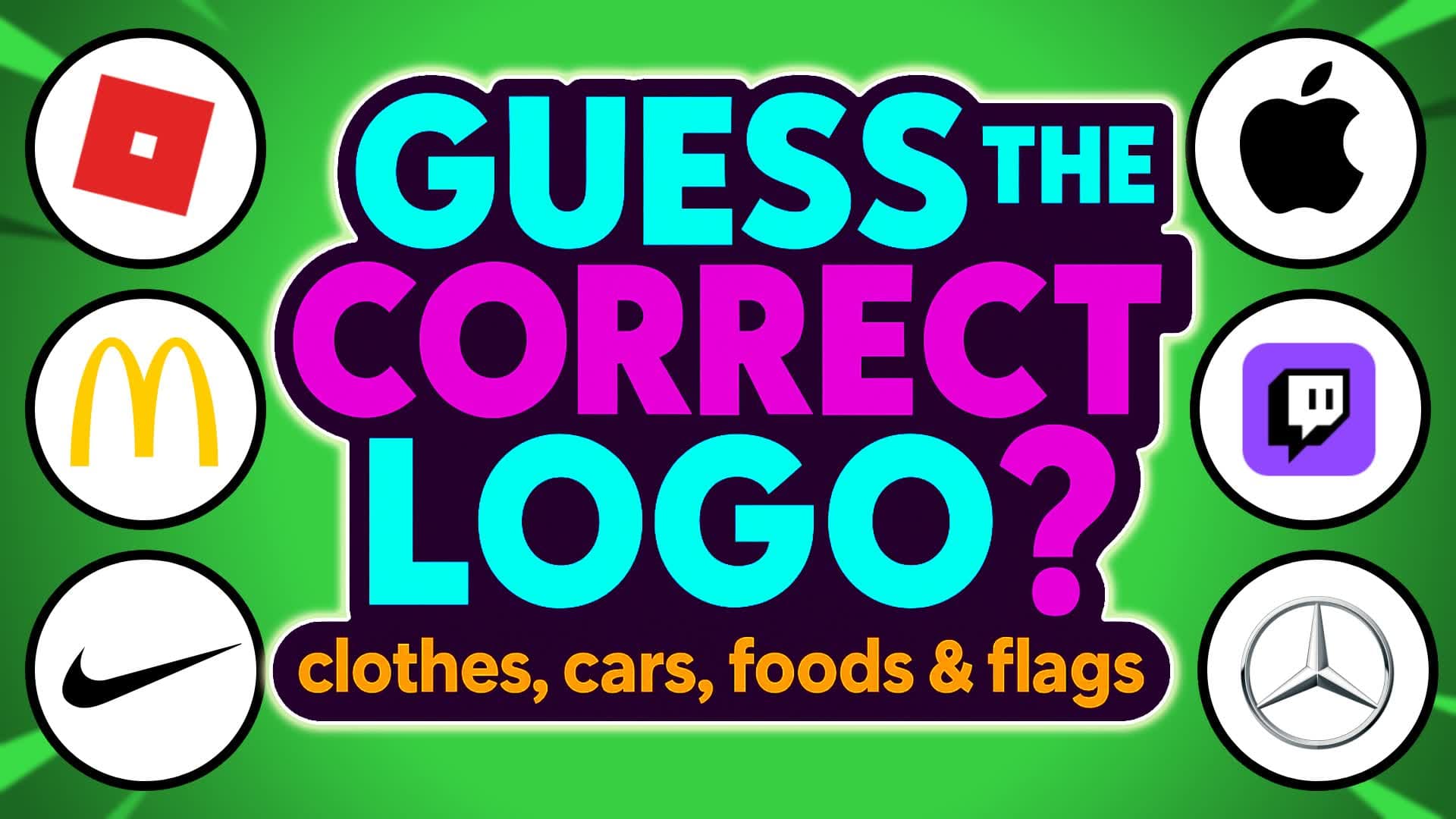 GUESS THE CORRECT LOGO - TRIVIA PARKOUR!