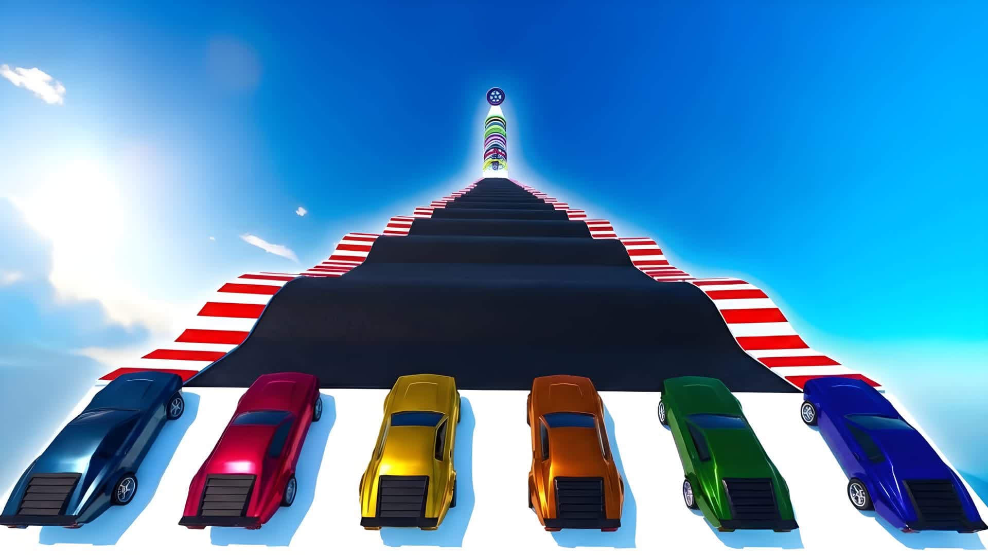 MEGA RAMP CAR GAME 3V3