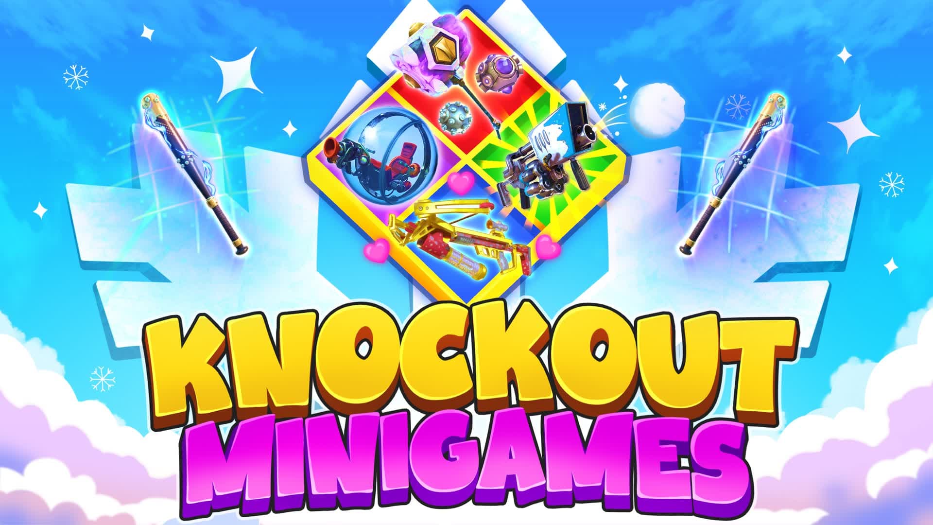 KNOCKOUT MINIGAMES ☃️ WINTER WARS ❄️