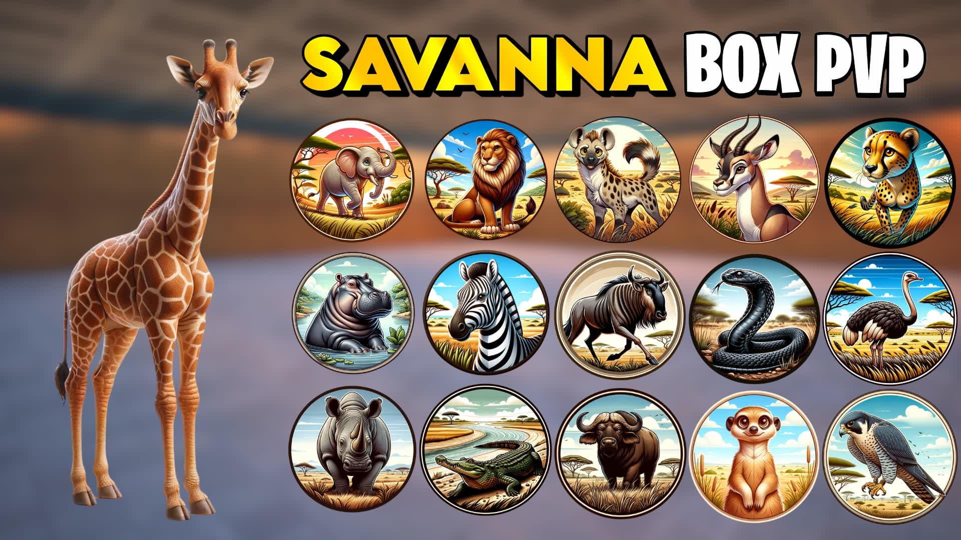 🏜️SAVANNA BOX PVP📦