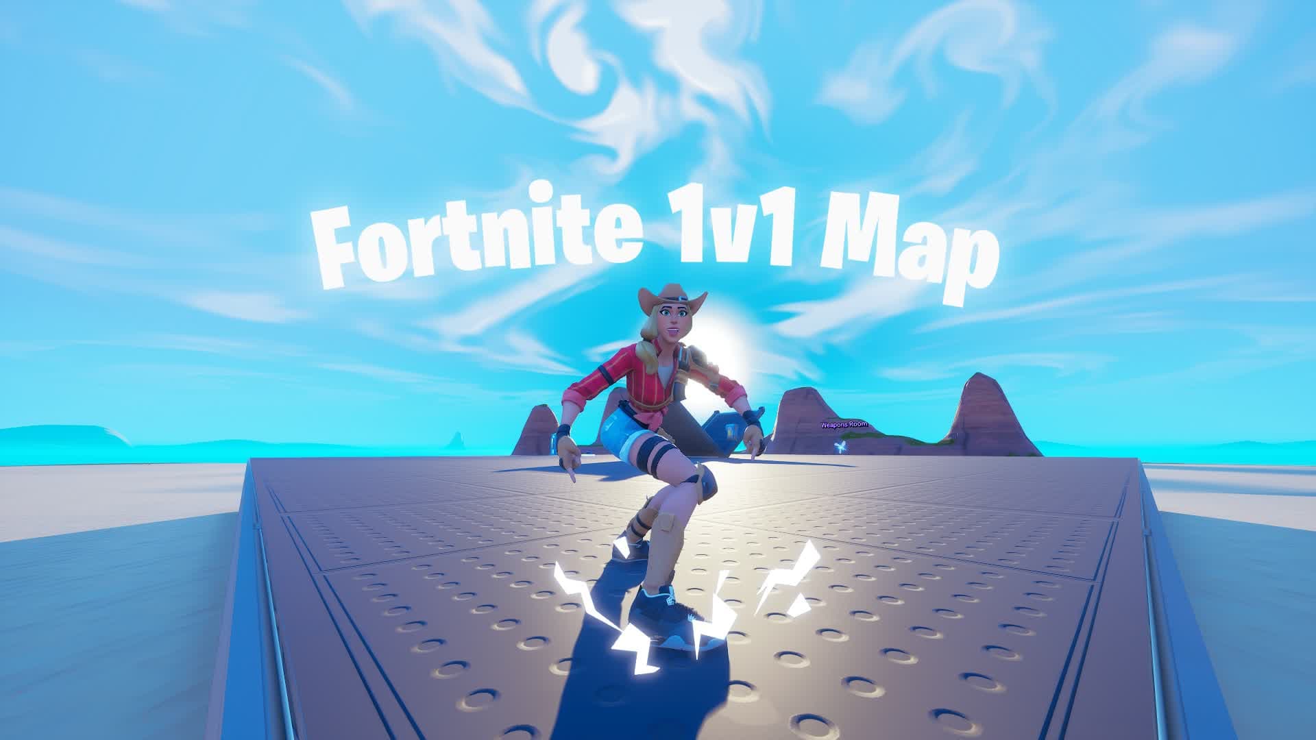 Fortnite 1v1 Map (NEW GUNS)