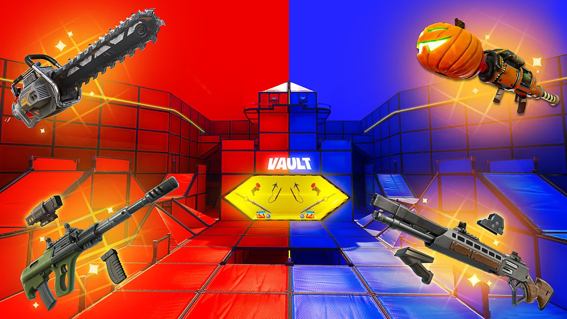 MEGA RED VS BLUE HERO 🔴🔵