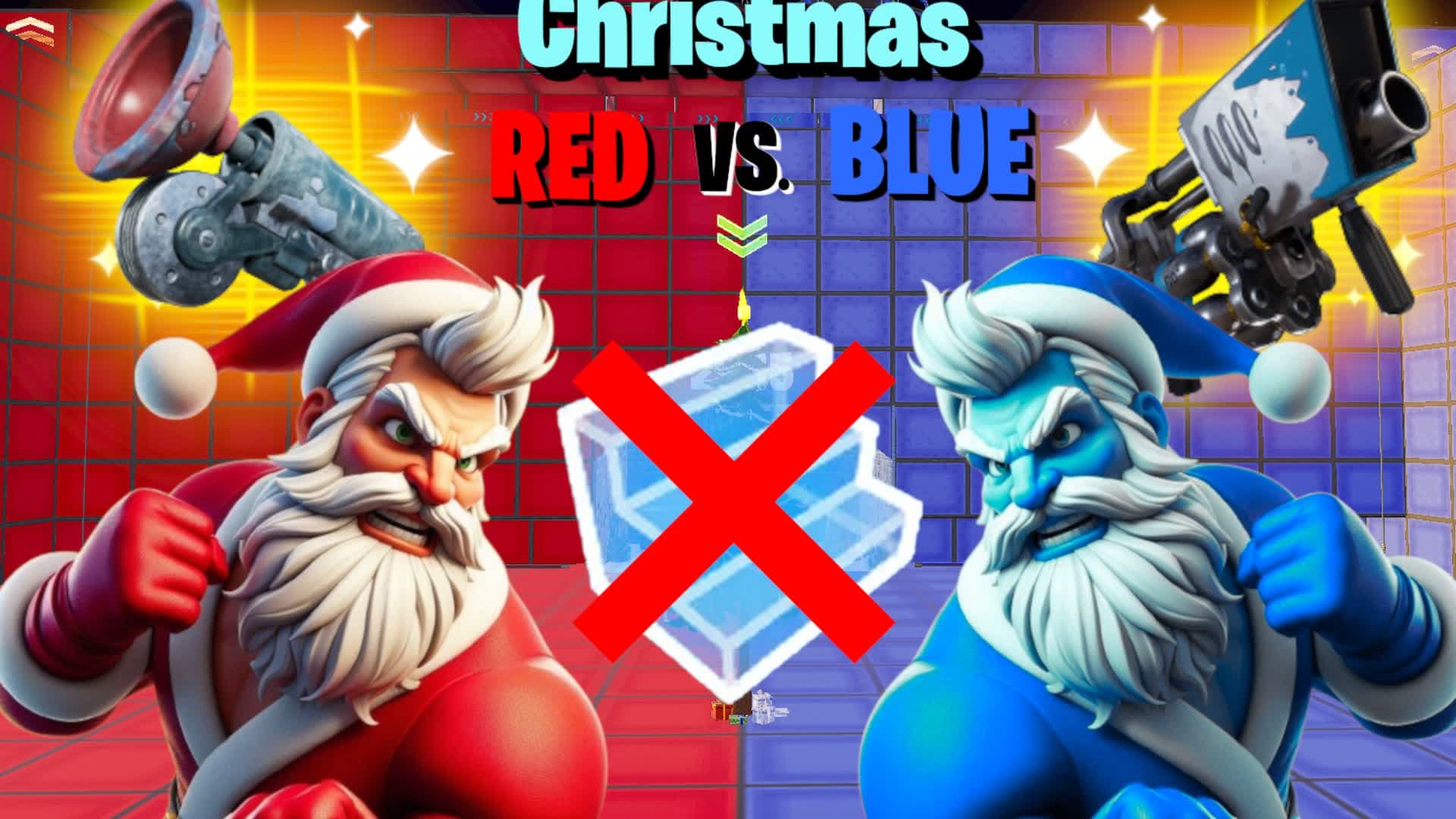 RED VS BLUE CHRISTMAS / ZB / 🎄🎁🔴🔵