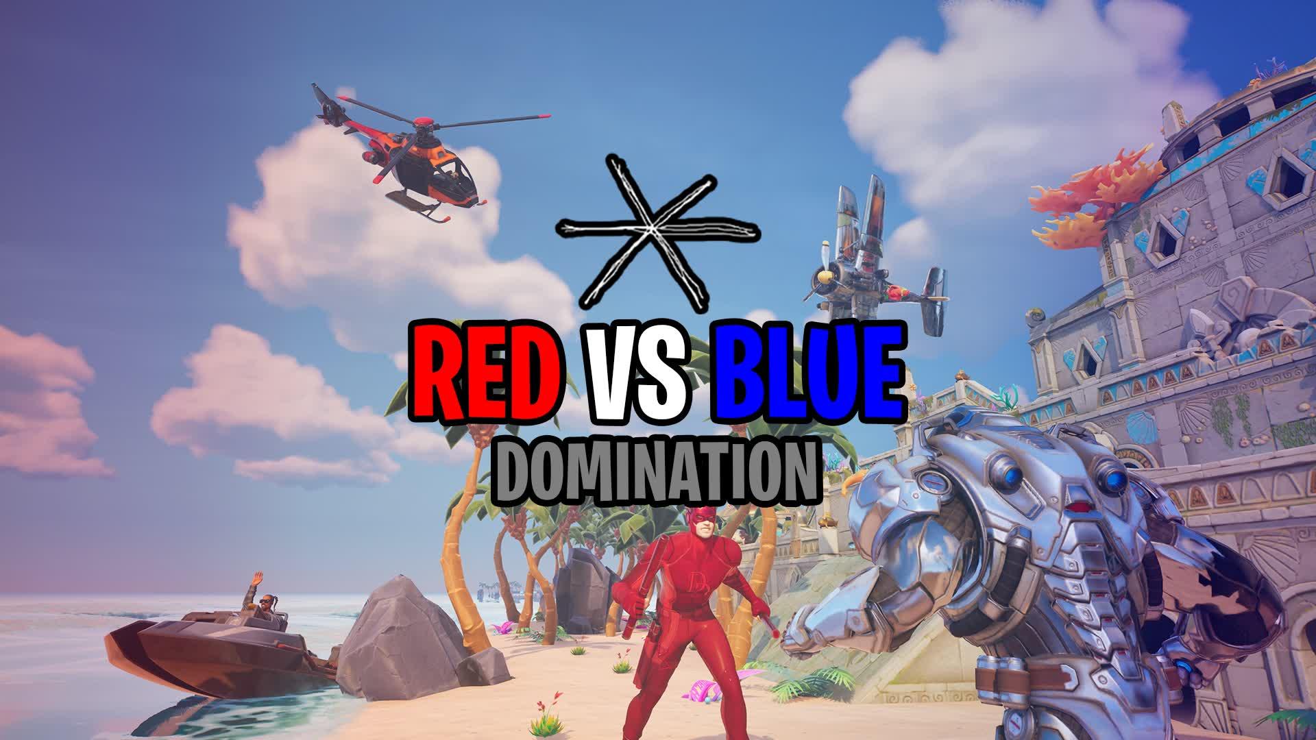 🔴RED VS BLUE ISLAND DOMINATION🔵