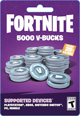 5,000 V-Bucks
