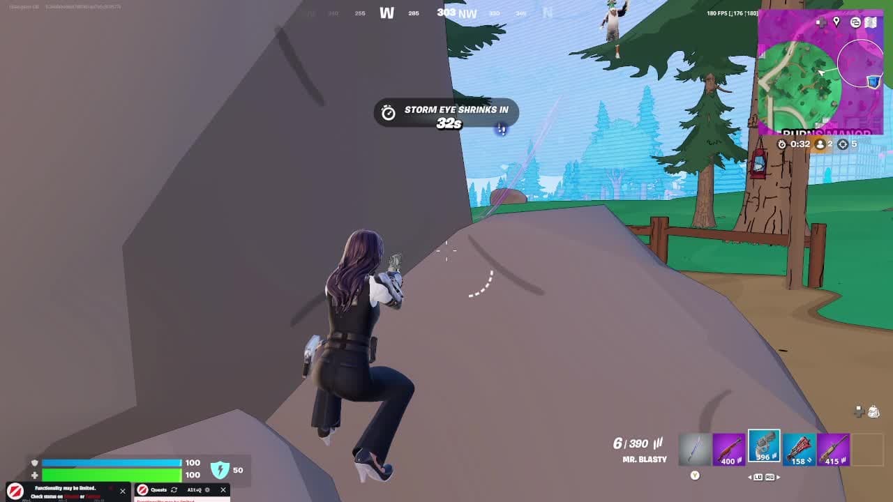 Thought he was at the rock still