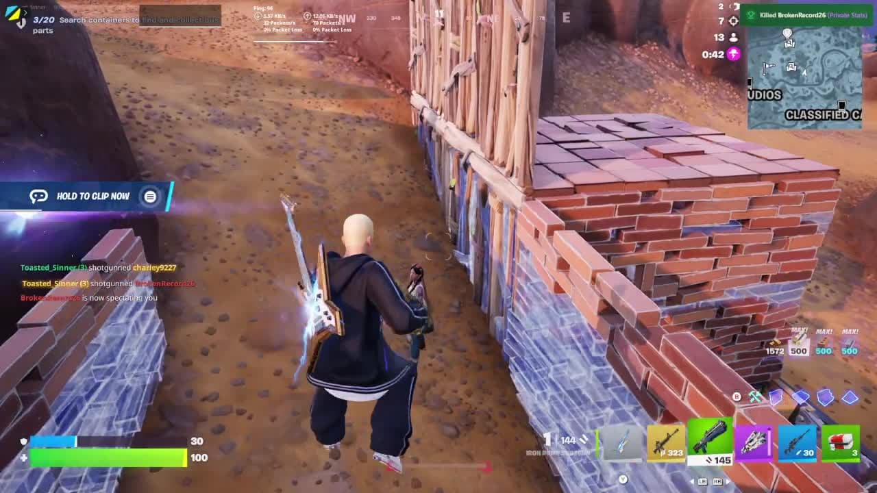 notice how i aim in before i shoot