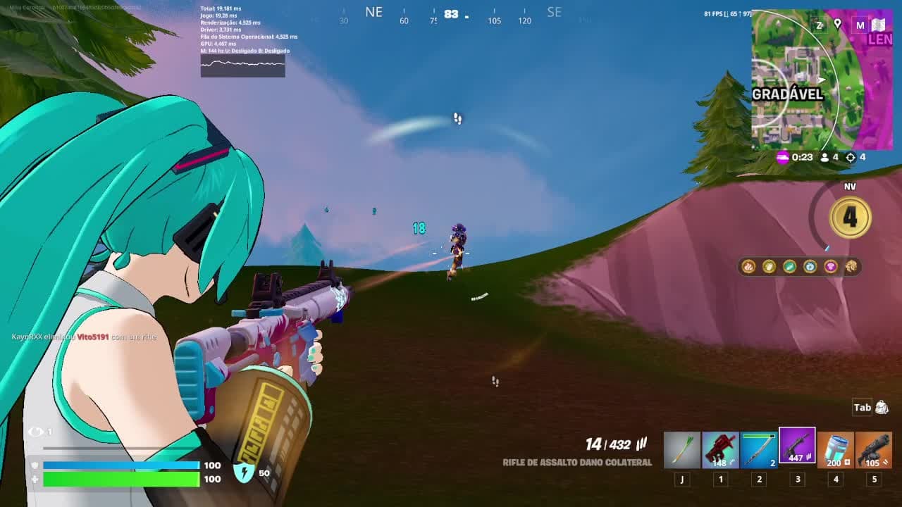 I wanted that AR