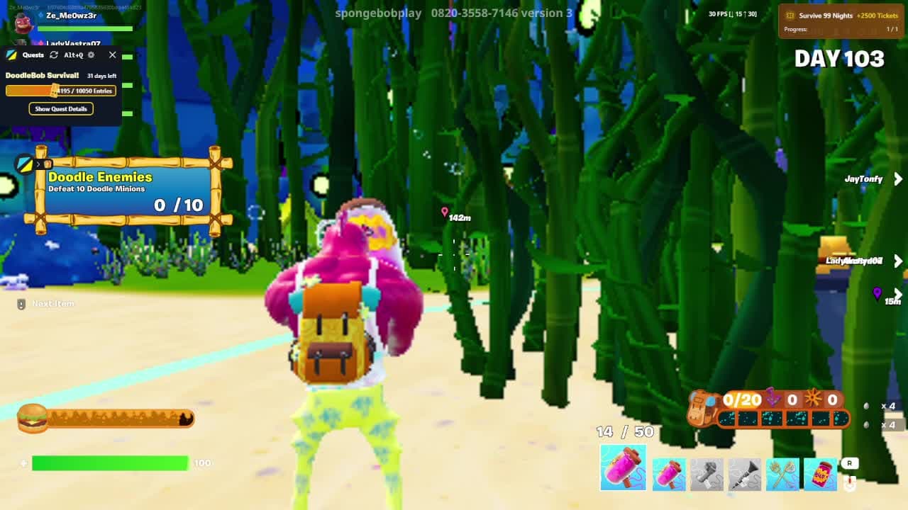 DoodleBob 99 Days Survival