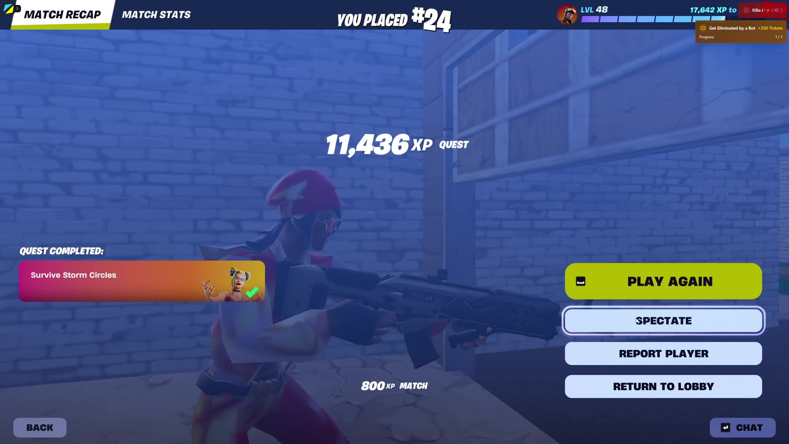 Died To A Bot :)