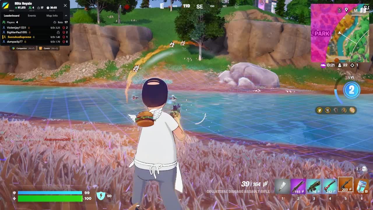 Fish in a pond