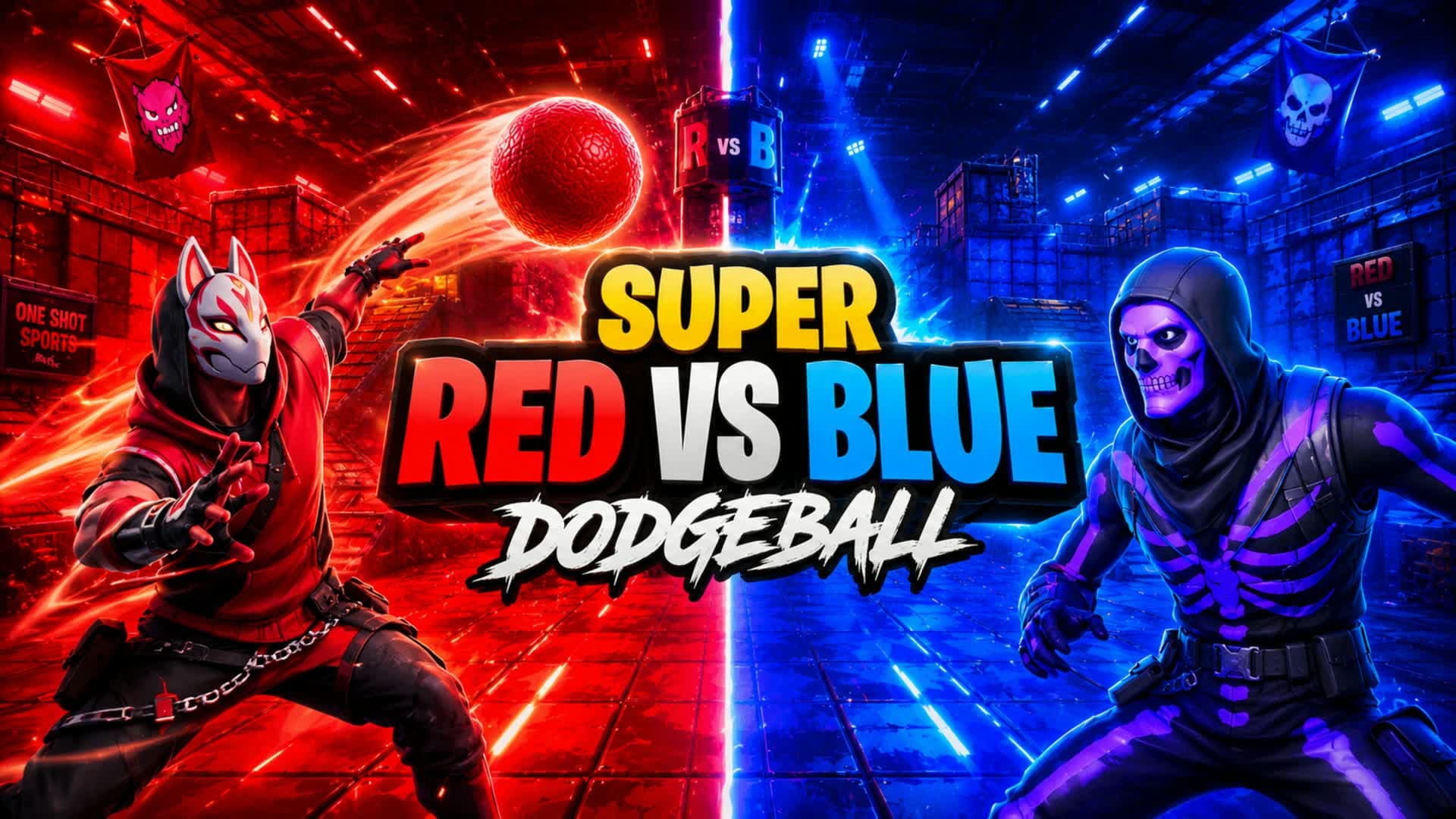 Super Red VS Blue Dodgeball