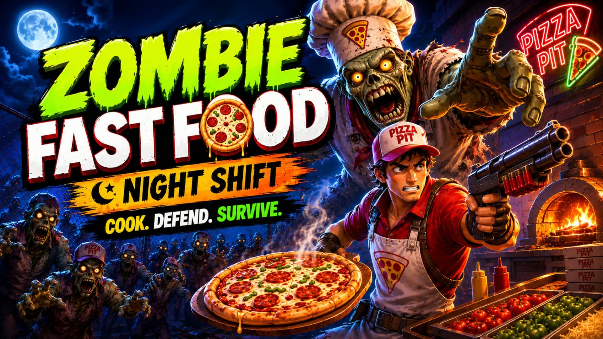 Zombie Fast Food: Night Shift