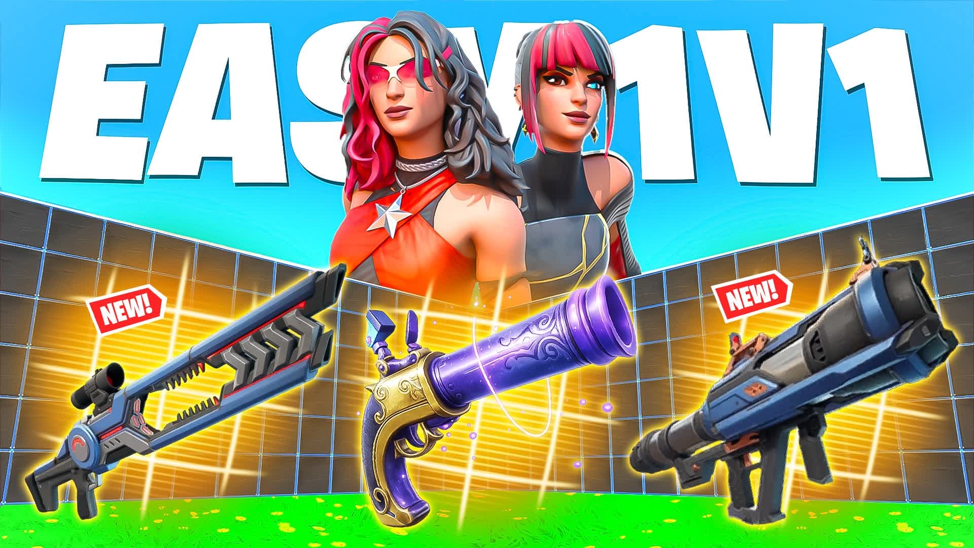 EASY 1V1 FFA - ALL GUNS & RIDES - DCAVA